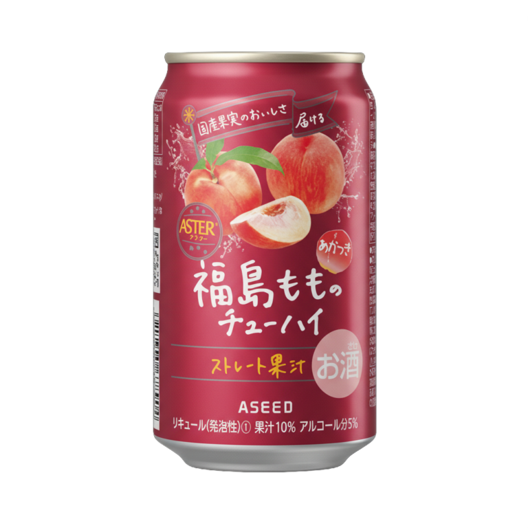 Aseed Peach Chu-Hi 350ml can