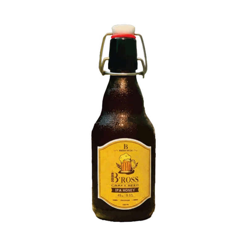 Bross Honey Golden IPA 330ml bottle