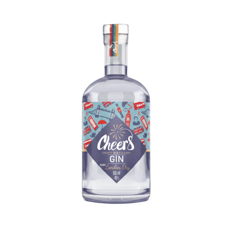 Cheers Craft London Dry Gin 750ml Vietnamese gin bottle