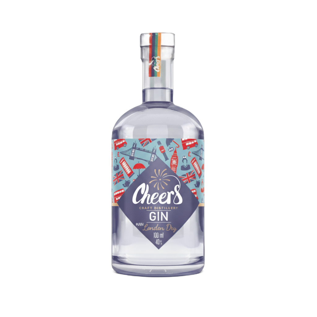 Cheers Craft London Dry Gin 750ml Vietnamese gin bottle