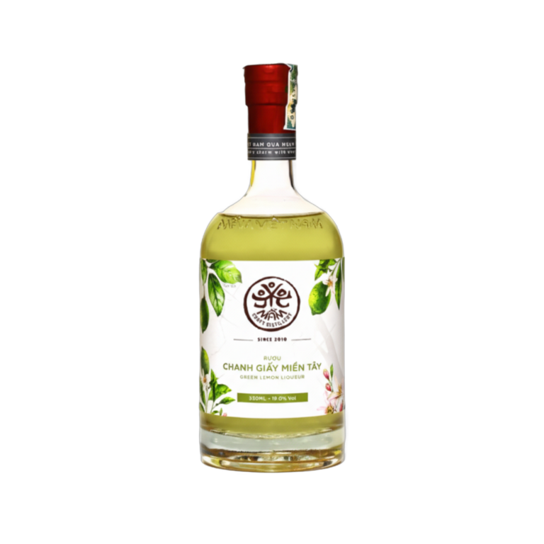 Linh Mầm Green Lemon Wine 530ml bottle