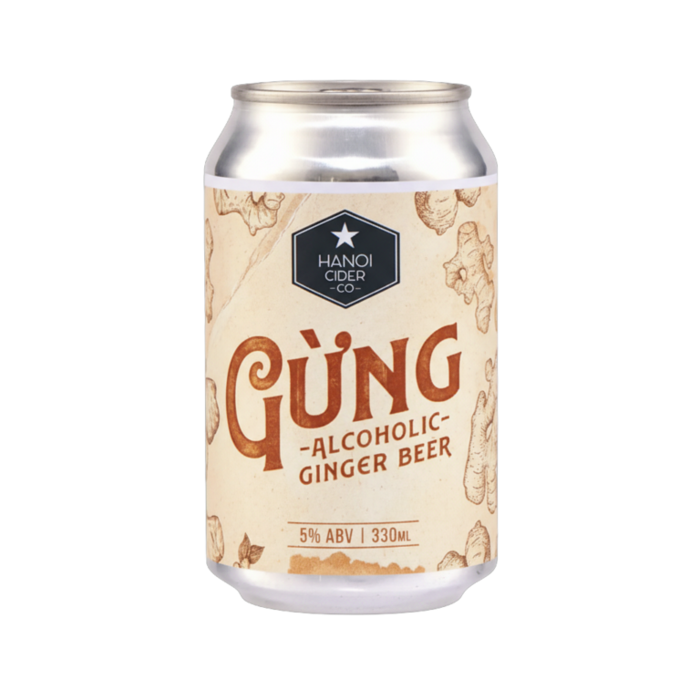 Hanoi Cider Gừng Ginger Beer 330ml bottle