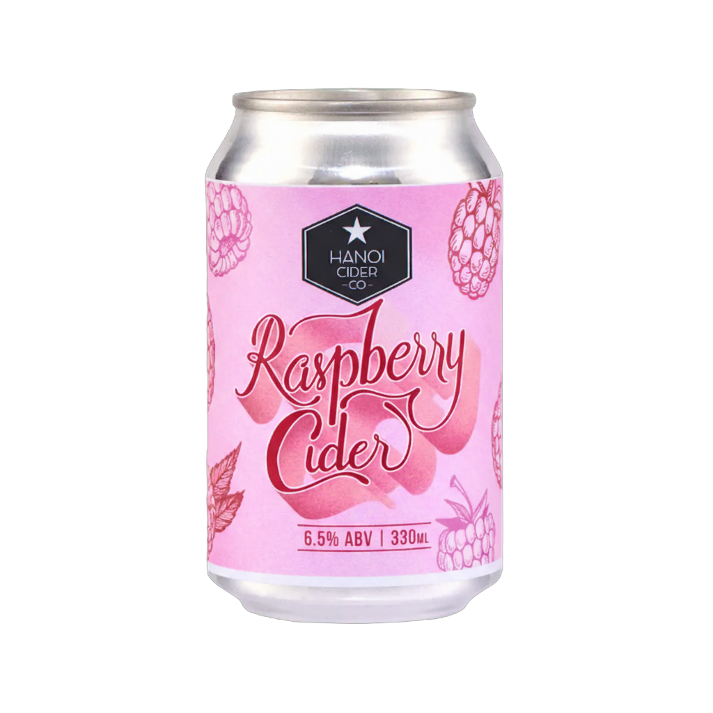 Hanoi Cider Raspberries 330ml can
