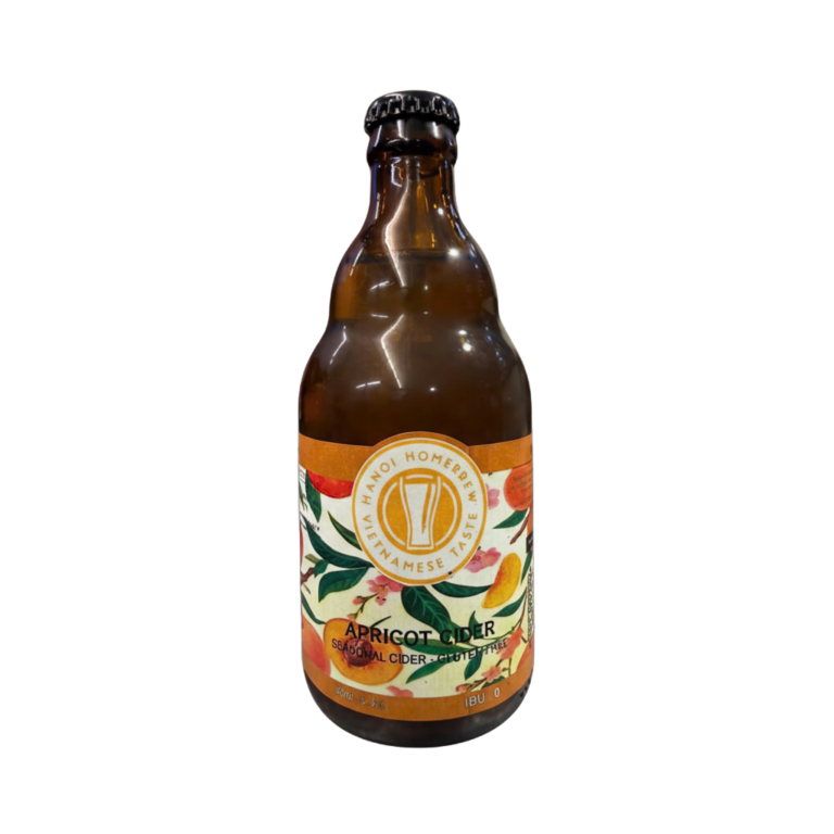 Hanoi Home Brew Apricot Cider Gluten Free Seasonal 330ml can