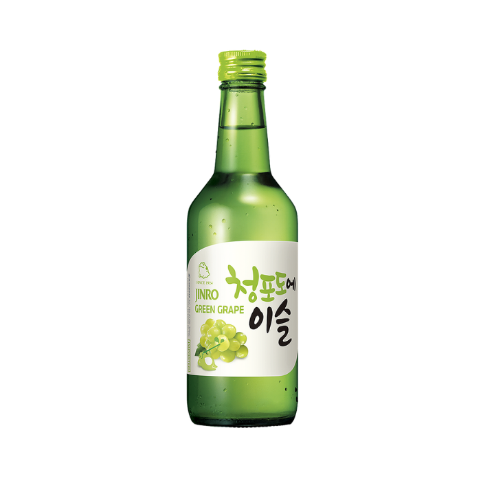 Jinro Green Grape Soju 360ml bottle