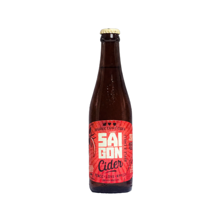 Saigon Cider Organic Apple & Chilli 330ml bottle