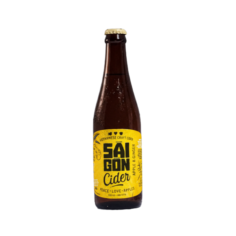 Saigon Cider Organic Apple & Ginger 330ml bottle