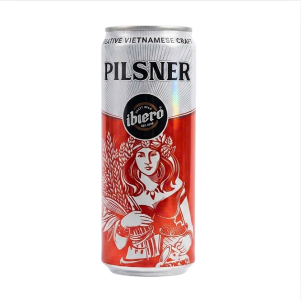 Ibiero Pilsner craft beer 330ml bottle