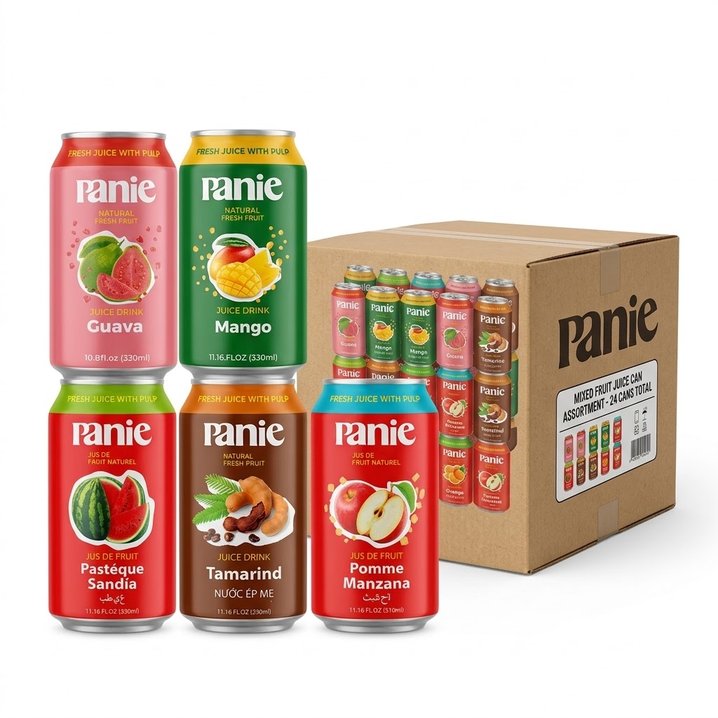 Panie Mixed Fruit Juice Drinks Case 24 x 330ml