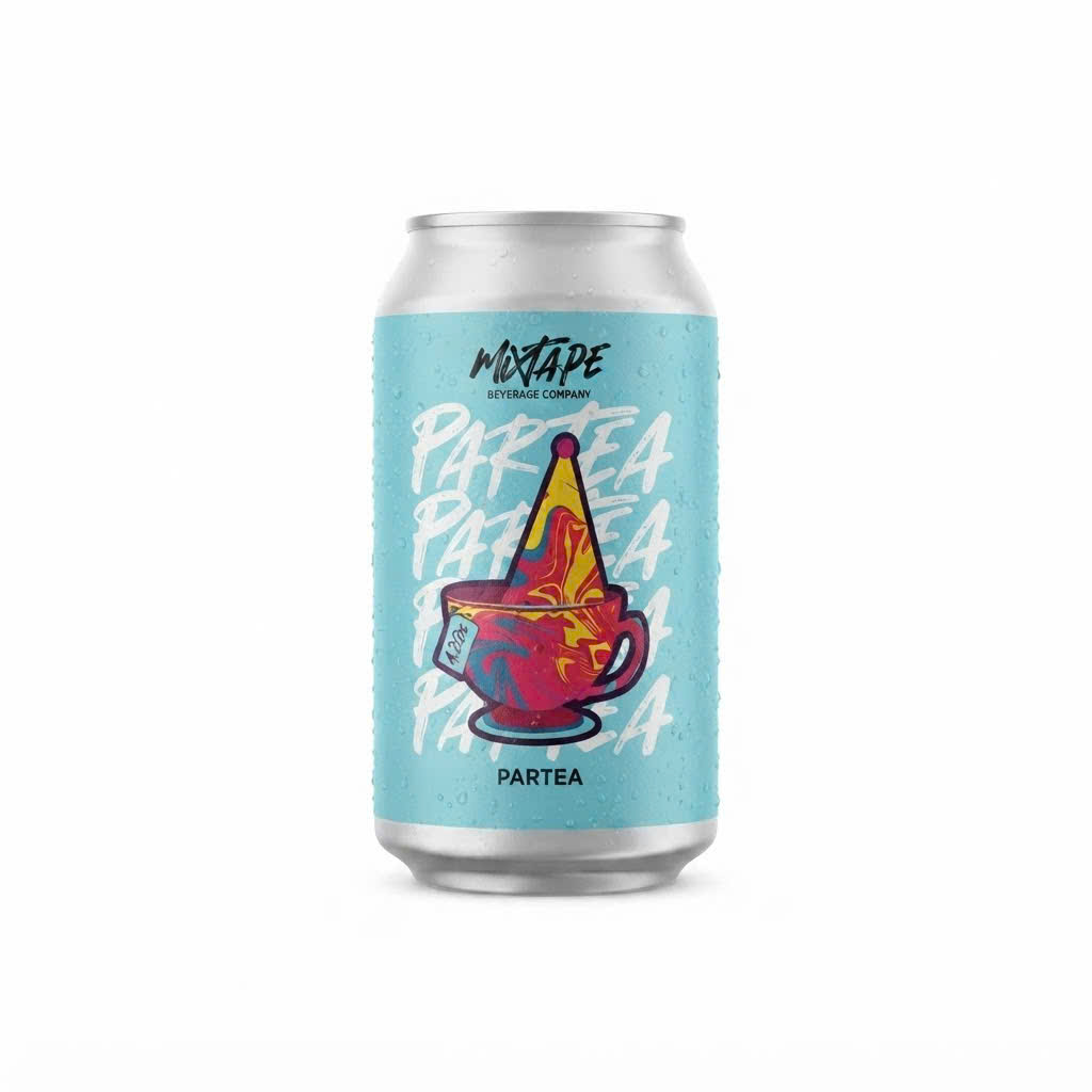 MIXTAPE PARTEA Green Hard Tea 330ml 4.2% can